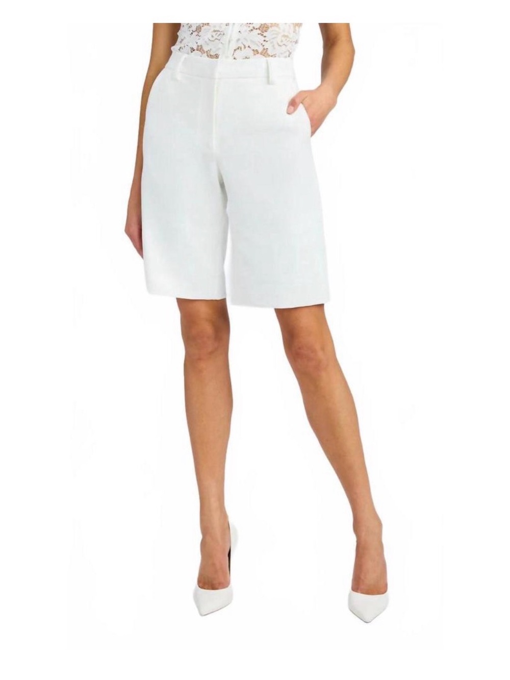 Generation Love Katina Crepe Bermuda Shorts
